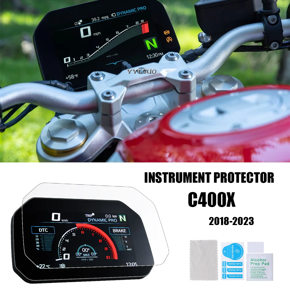 

for BMW C400X Dashboard Screen Protector TPU Instrument Film C 400 X C400X Accessories Motorcycle Parts 2018 - 2023