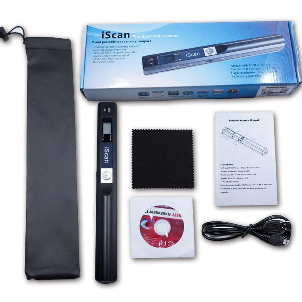 

A40I Portable Scanner Driver-Free Large-Capacity A4 Scanner Suitable for Scanning and Saving Books, Newspapers and Documents