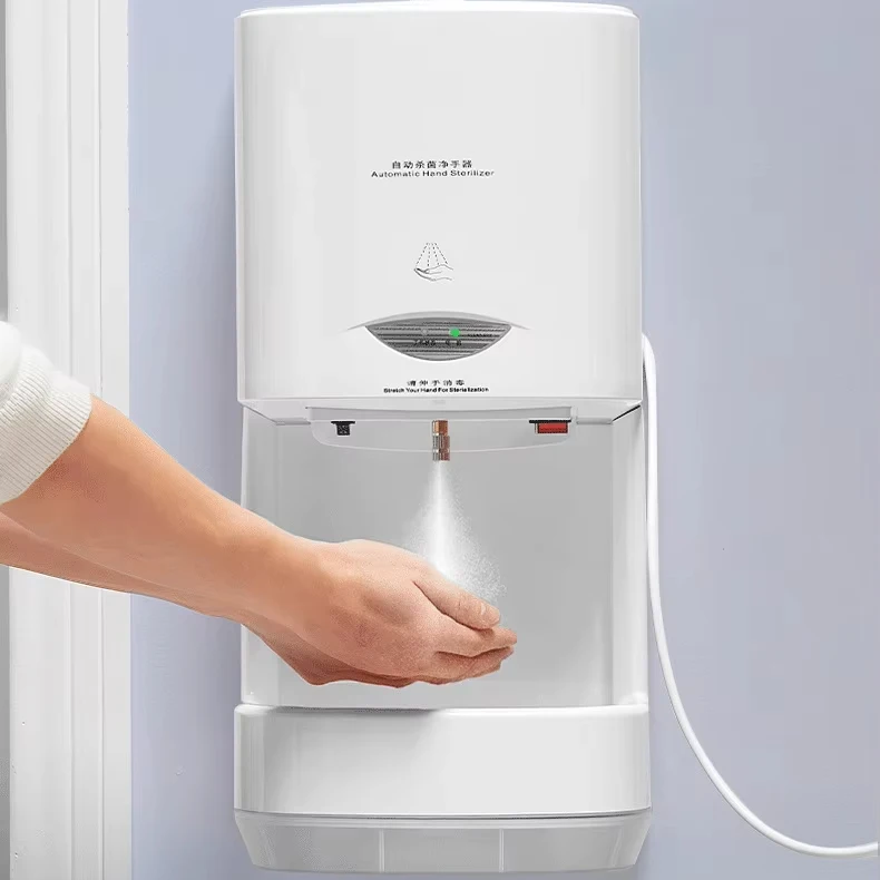 1500ml Touchless Soap Dispenser Plug Powered Wall-Mounted Bathroom School Hotel Kitchen Use
