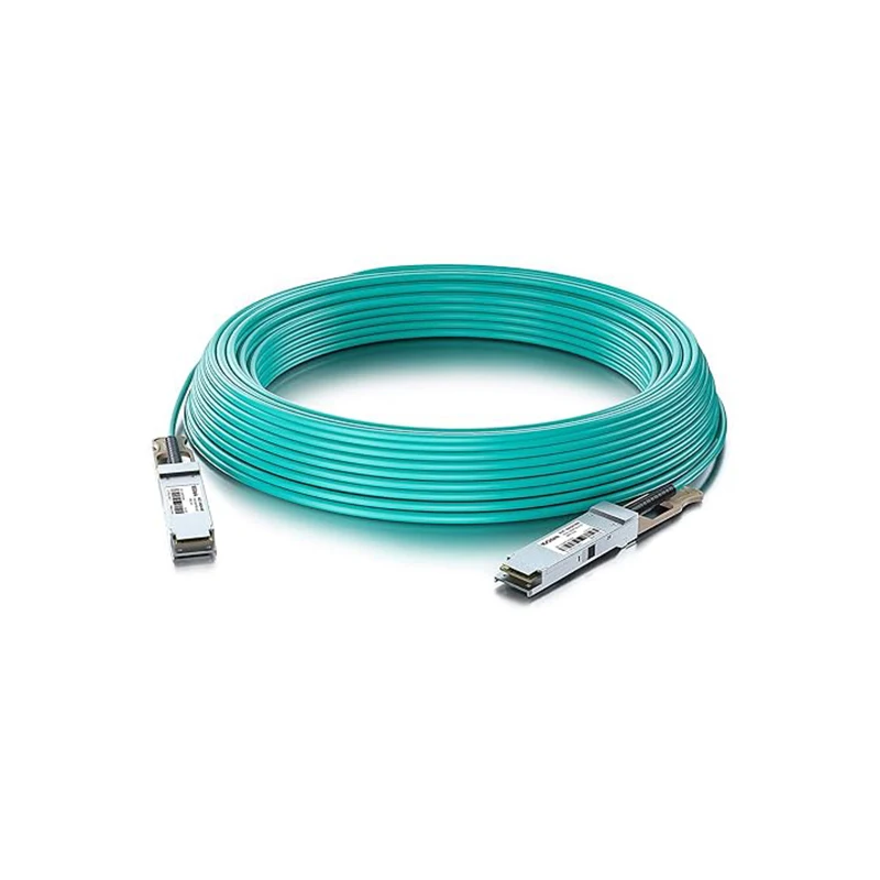 Cabo de fibra óptica ativa, Conexão direta, Conectores com conectores SFP +, 10G SFP + AOC, OM3 MMF