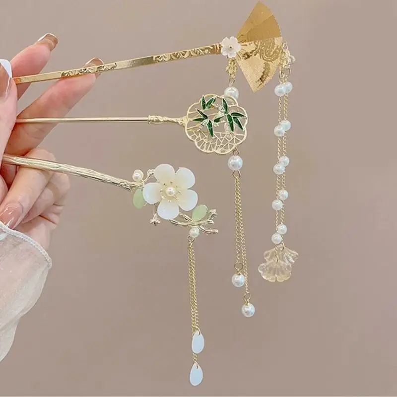 

L5YC Traditional Hair Metal Hairpin For Women Easy To Use Hair Accessory