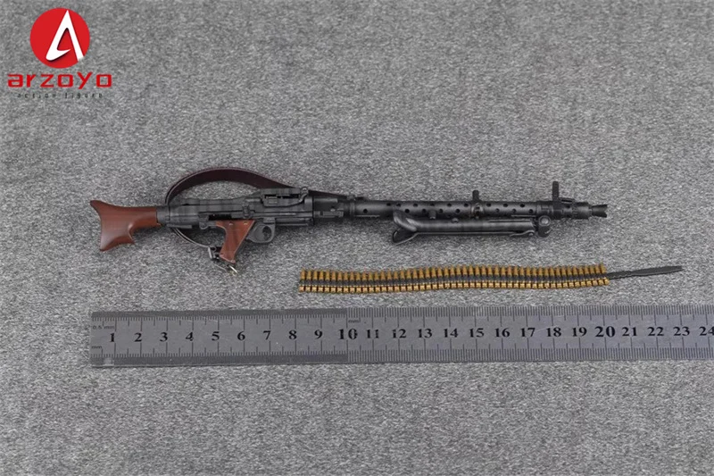 ZYTOYS ZY2034 1/6 سلاح الجندي MG34 MG42 سلاح ثابت بندقية نموذج ZY2037 MG بندقية ZY2038 صندوق رصاصة لعب لشخصية 12 بوصة