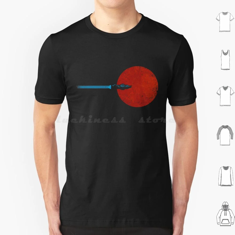 Flight Over T Shirt Big Size 100% Cotton The Expanse Expanse Space Rocinante Sci Fi Science Fiction Mcrn Opa Beltalowda Belter