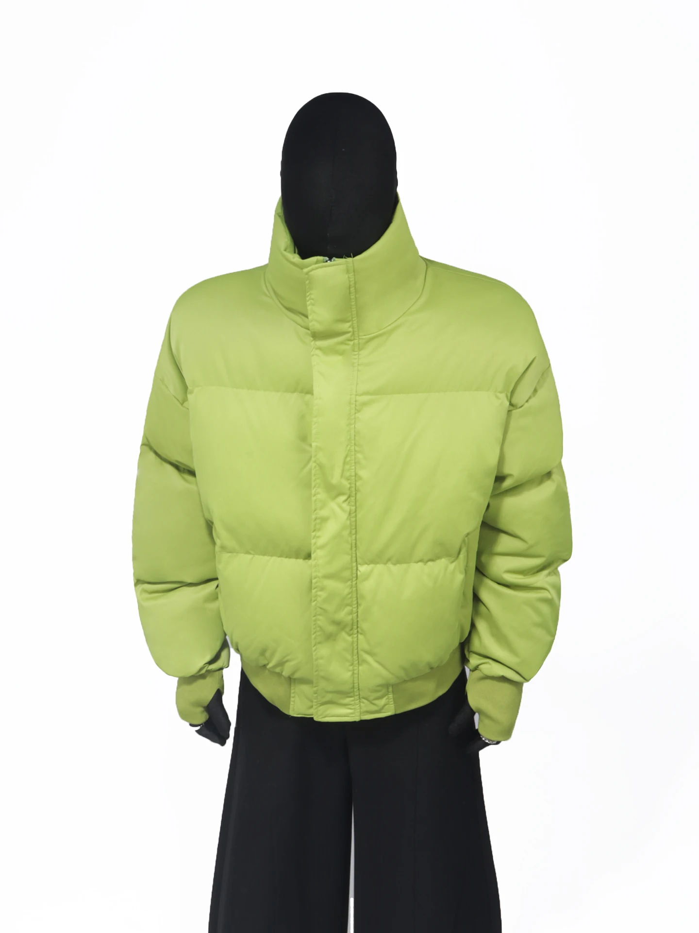 سترات باركاس بتصميم جديد لخريف 2025 مكونة من قطعتين وسيم بلون سادة وياقة ثابتة معاطف رجالية عصرية #4