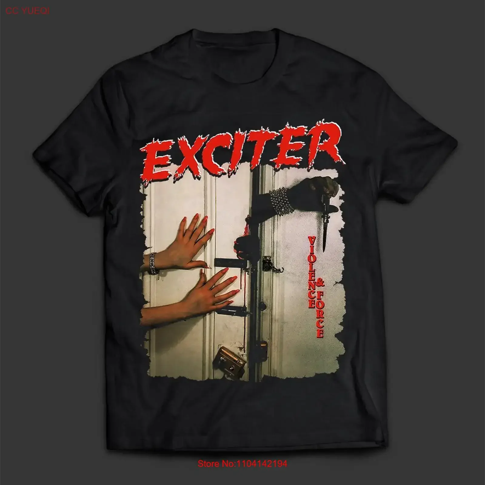 HOT Exciter Band Black Cotton unisex All size S 5XL For Fans T Shirt HD328 vintage Washed Unisex Soft Slightly graphic