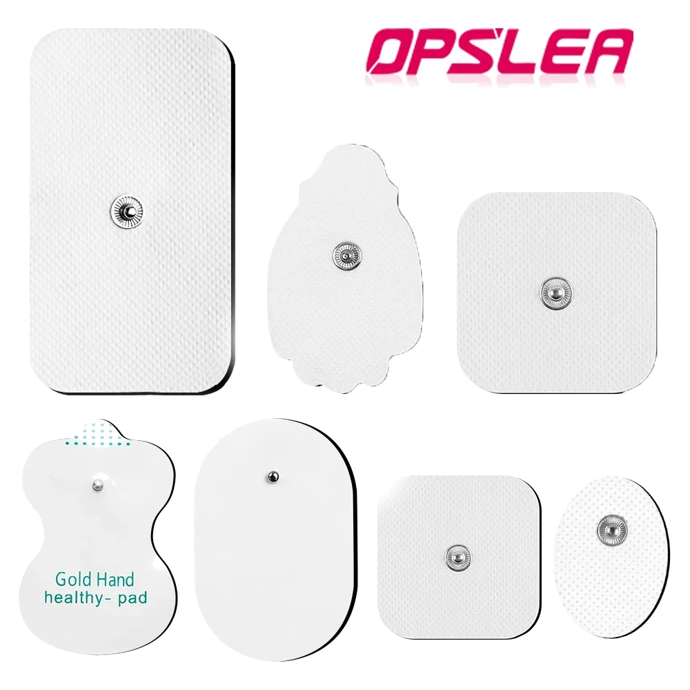 10/20PCS Silicone Gel Replacement Electrode Pads for Tens Machine Massagers Electrode Pacthes Non-woven Fabric Self Adhesive