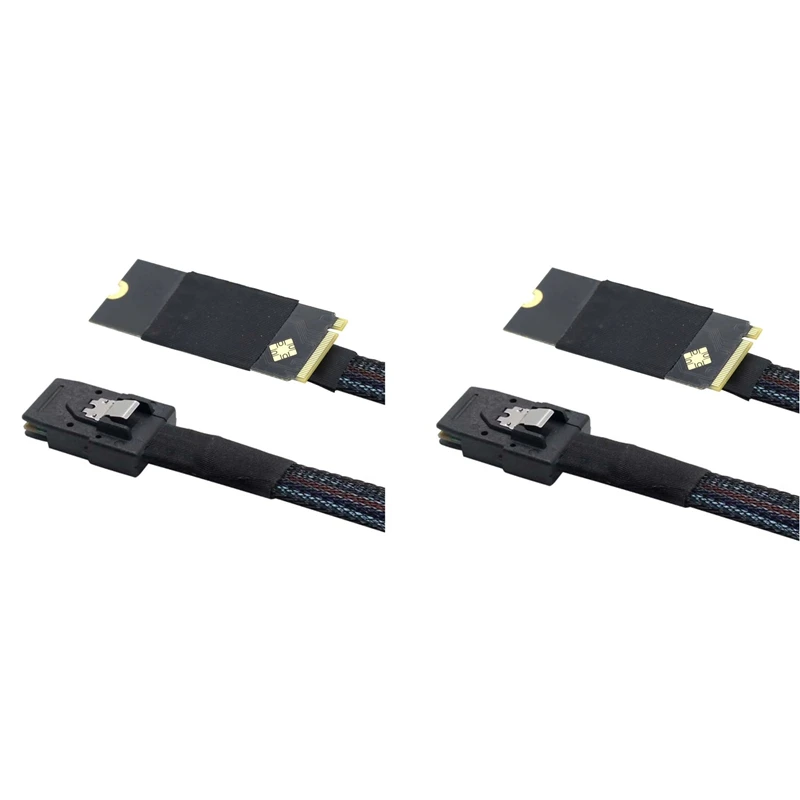 M.2(M-Key Nvme 2260) To MINI SAS SFF-8087 Plug And Play Server High Speed Cable