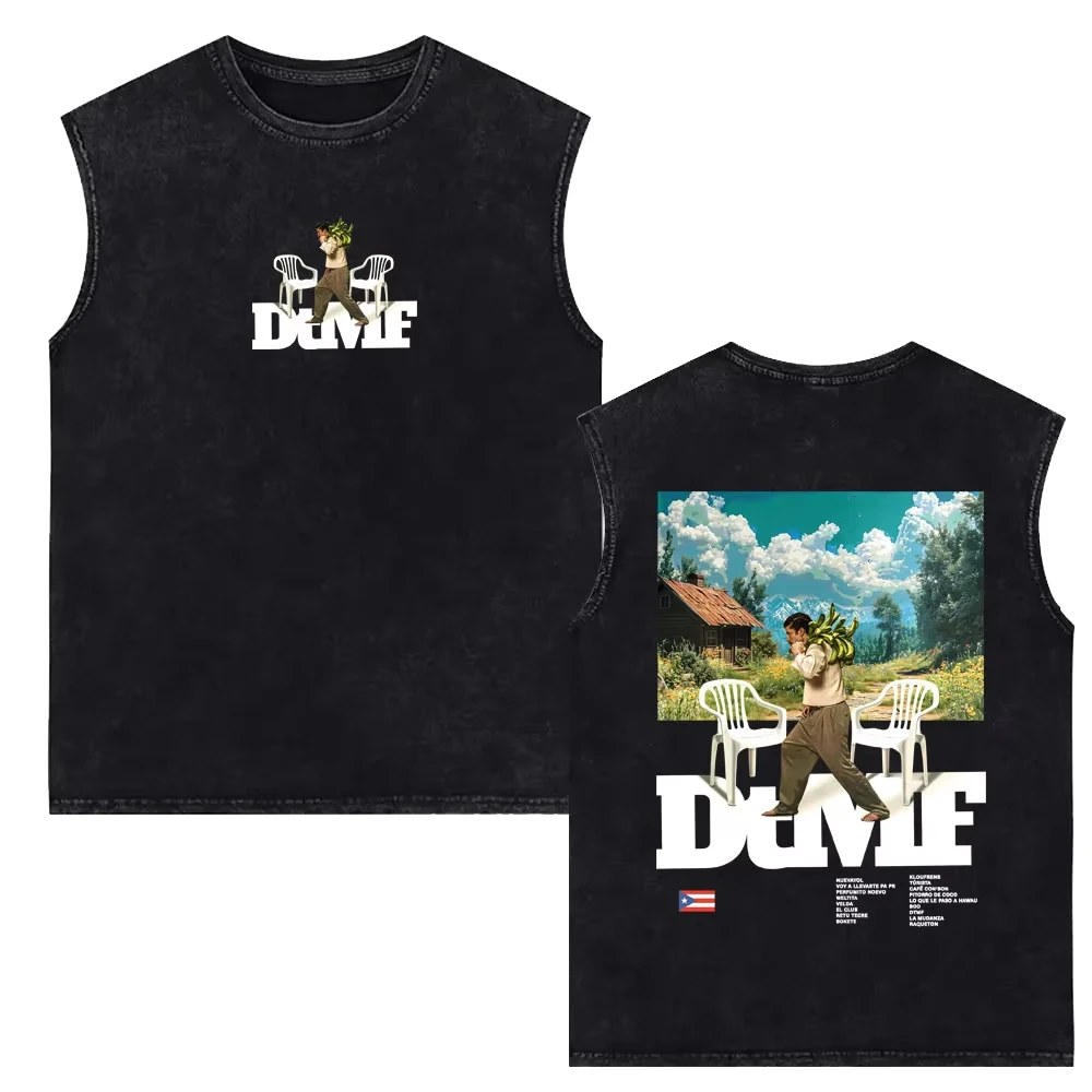 2026 new Sleeveless tank top album, solid color T-shirt, fashionable hip-hop retro tank top for both men and women