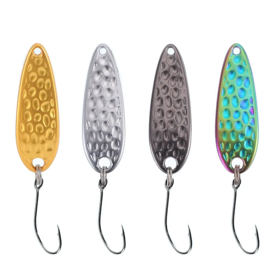 

Zinc alloy Material Meteorite Crater Long Distance 3.5g Metal VIB Spoon Fishing Lure for Carp Perch Single Hook Trout Lures