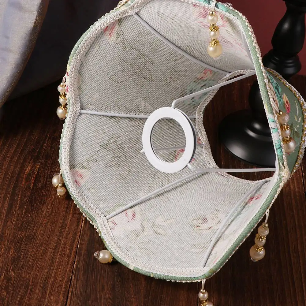 E27 Table Lamp Shade 25CM European Style Wall Lamp Cover Retro Luxury Floor Lamp Dust Cover Bedroom Wall