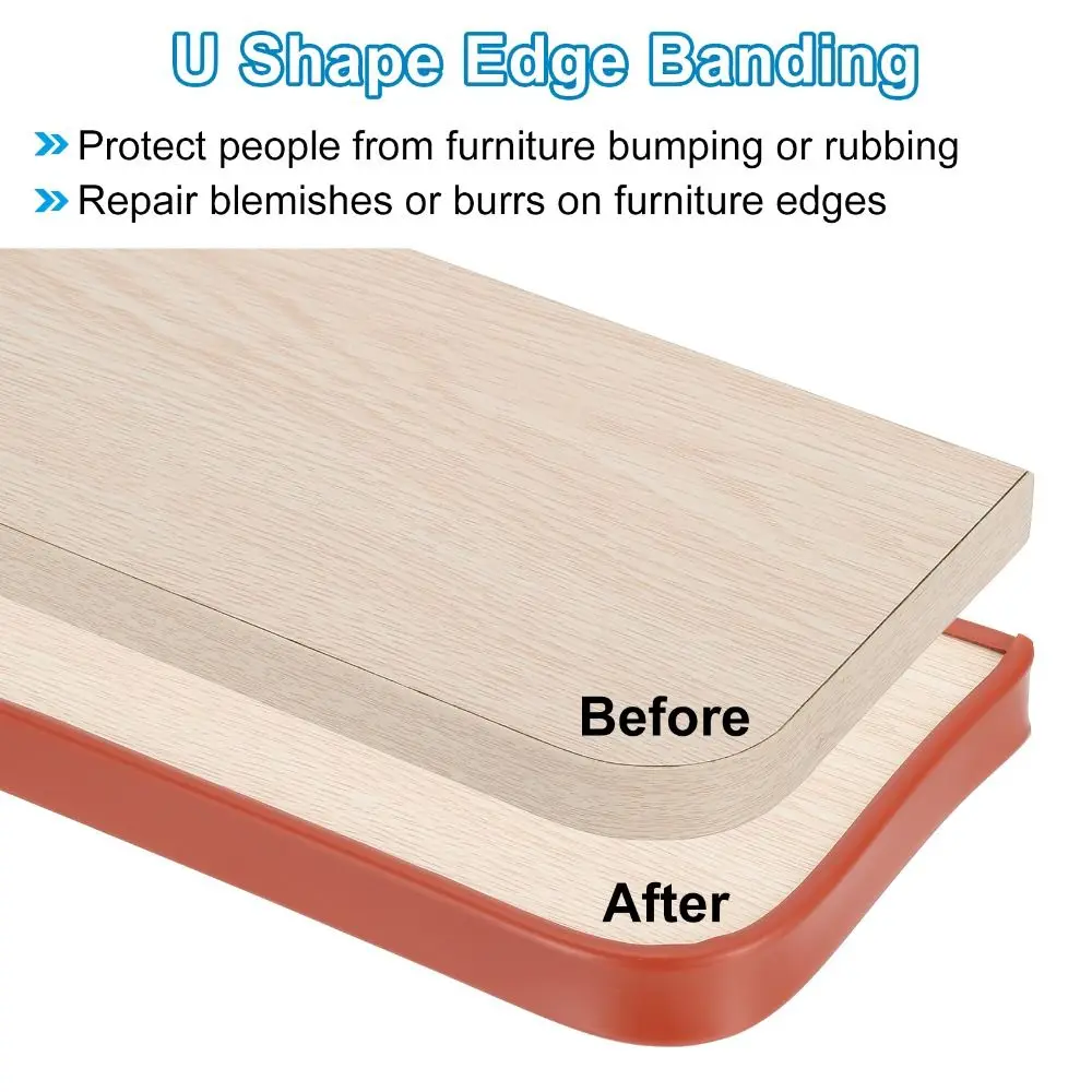

Self Adhesive U-shaped Edge Banding Sealing TPE Edge Banding Strip Fixation U-Shaped Bumper Strip Home Decor