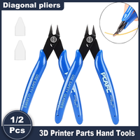 1/2PCS 170 Universal Pliers DIY Electronic Diagonal Side Cutting Nippers Wire Cable Cutter 3D Printer Parts Hand Tools