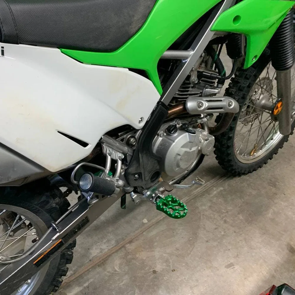Für Kawasaki KLX150L KLX150BF KLX150 KLX 150 L BF KLX 150L 150BF Motocross-Zubehör Fußrasten Fußstützen Pedale – Detail 6