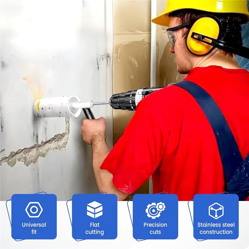 

AB13-Внутренний инструмент для резки труб из ПВХ с регулируемым ограничителем глубины, набор инструментов для резки внутренних труб включает в себя сменное лезвие из 5 шт.