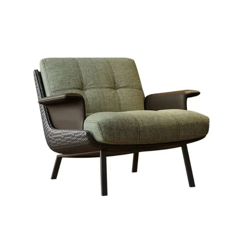 Armchair Italian style bed and breakfast Modern style casual single sofa chair