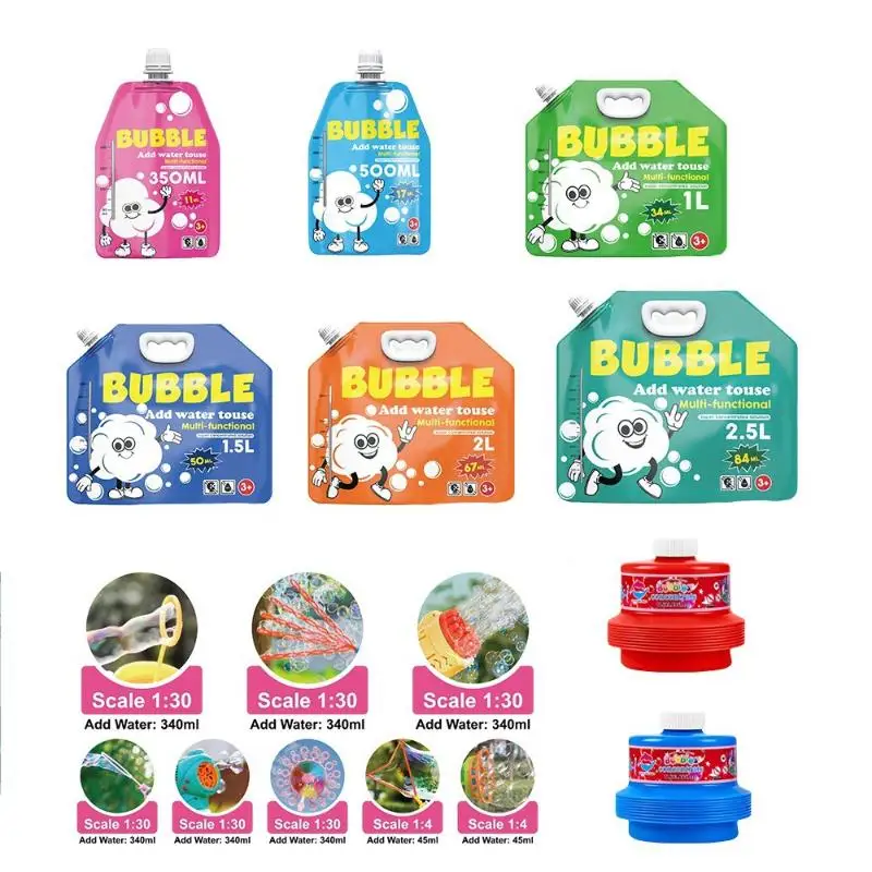 1 Piece Kids' Birthday Parties Gifts Concentrated Bubble Solution For Bubble Machines Giant Wands And Blowers
