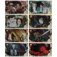 Anime Demon Slayer Shinazugawa Genya Rengoku Kyoujurou Kamado Nezuko Collectible Cards Christmas Birthday Gifts Children's Toys