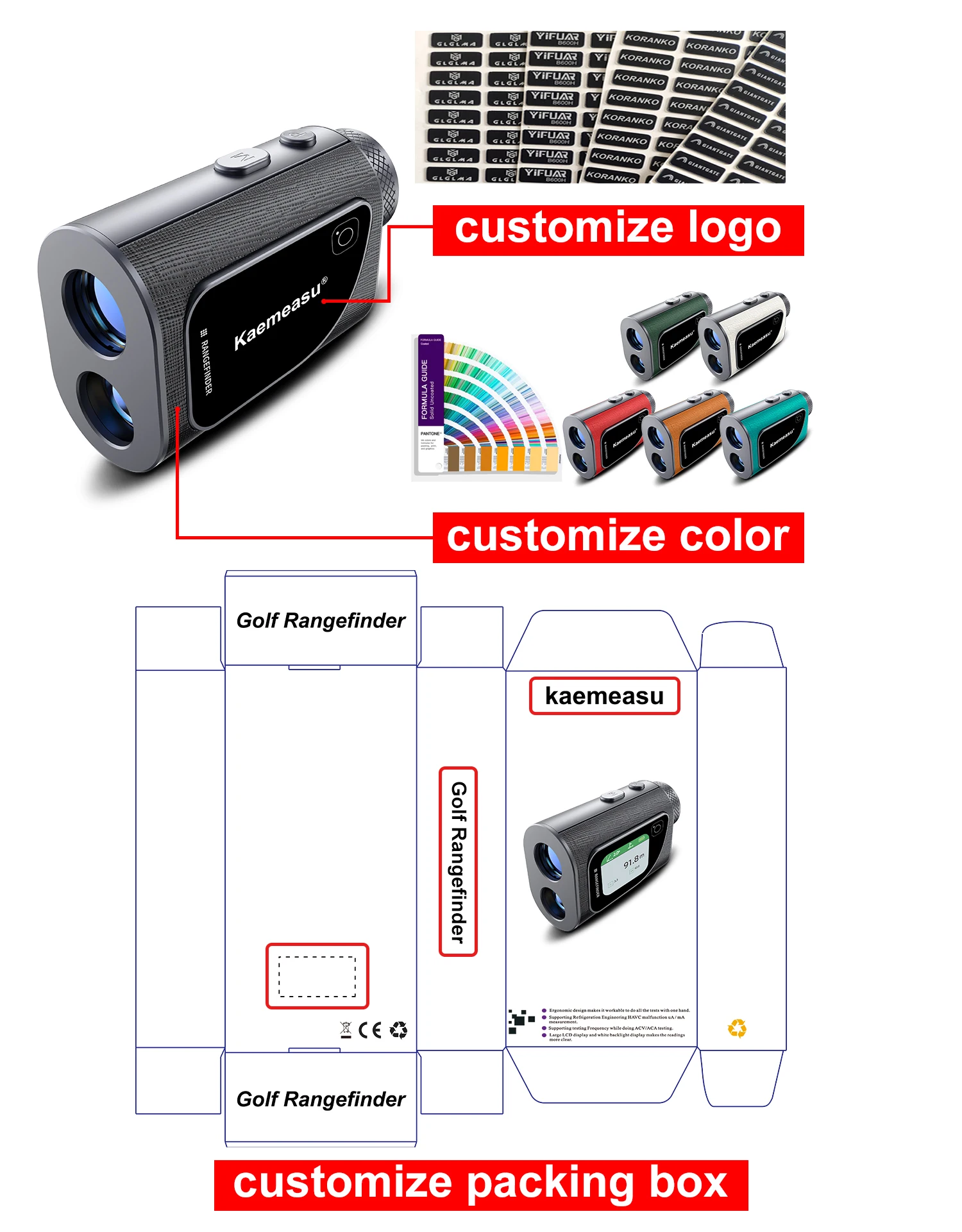 กล้องส่องทางไกลวัดระยะทางอุตสา - Golf Rangefinder บทวิจารณ์และราคา