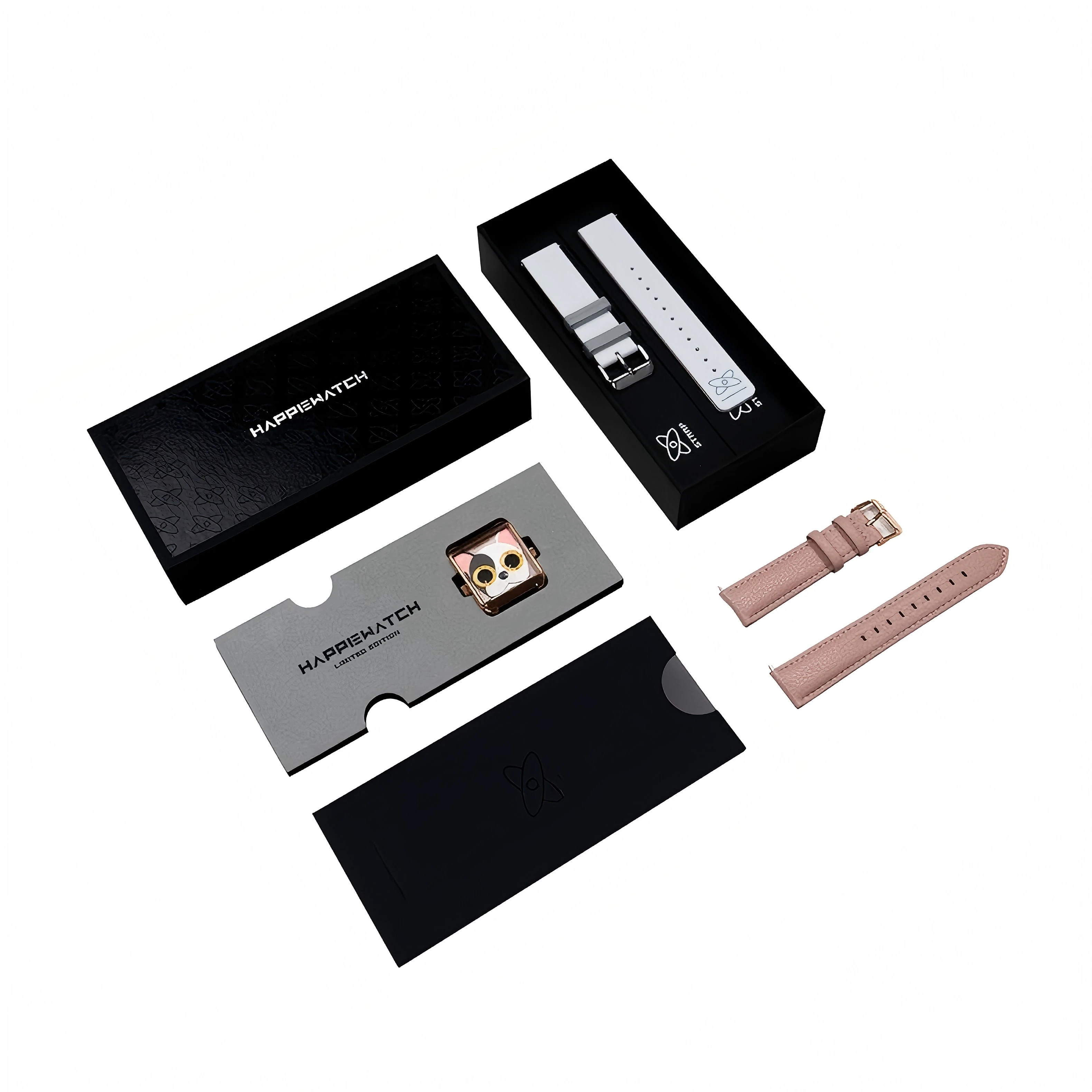 Happie Watch Watch new product Golden dog Square Quartz Watch, niche light luxury trend watch, birthday gift