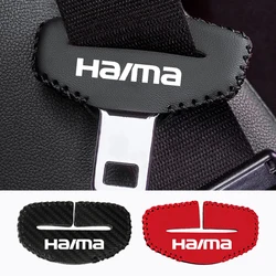 2pcs Car Seat Belt Buckle Clip Protector leather Interior Button Case Cover For Haima S5 M6 S7 M8 C3 E5 C2 E1 6P E3 3 V70 M3 8S