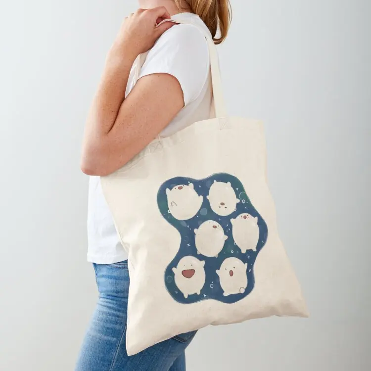 Warawara – the boy and the heron sticker Tote Bag Eco bag shopping bag women Canvas for women