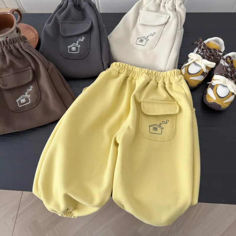 RAISE 1-12 Jahre Kinder Jungen Hosen Herbst Cartoon Bedruckte Kinder Jungen Jogginghosen Lose Vielseitige Elastische Taille Junior Mädchen Hose – Detail 8