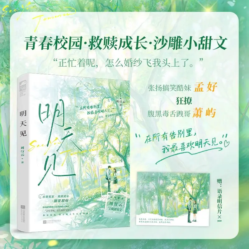 See You Tomorrow Chinese Sweet BG Novel Teen Campus Enemies To Lovers Healing Romance Book