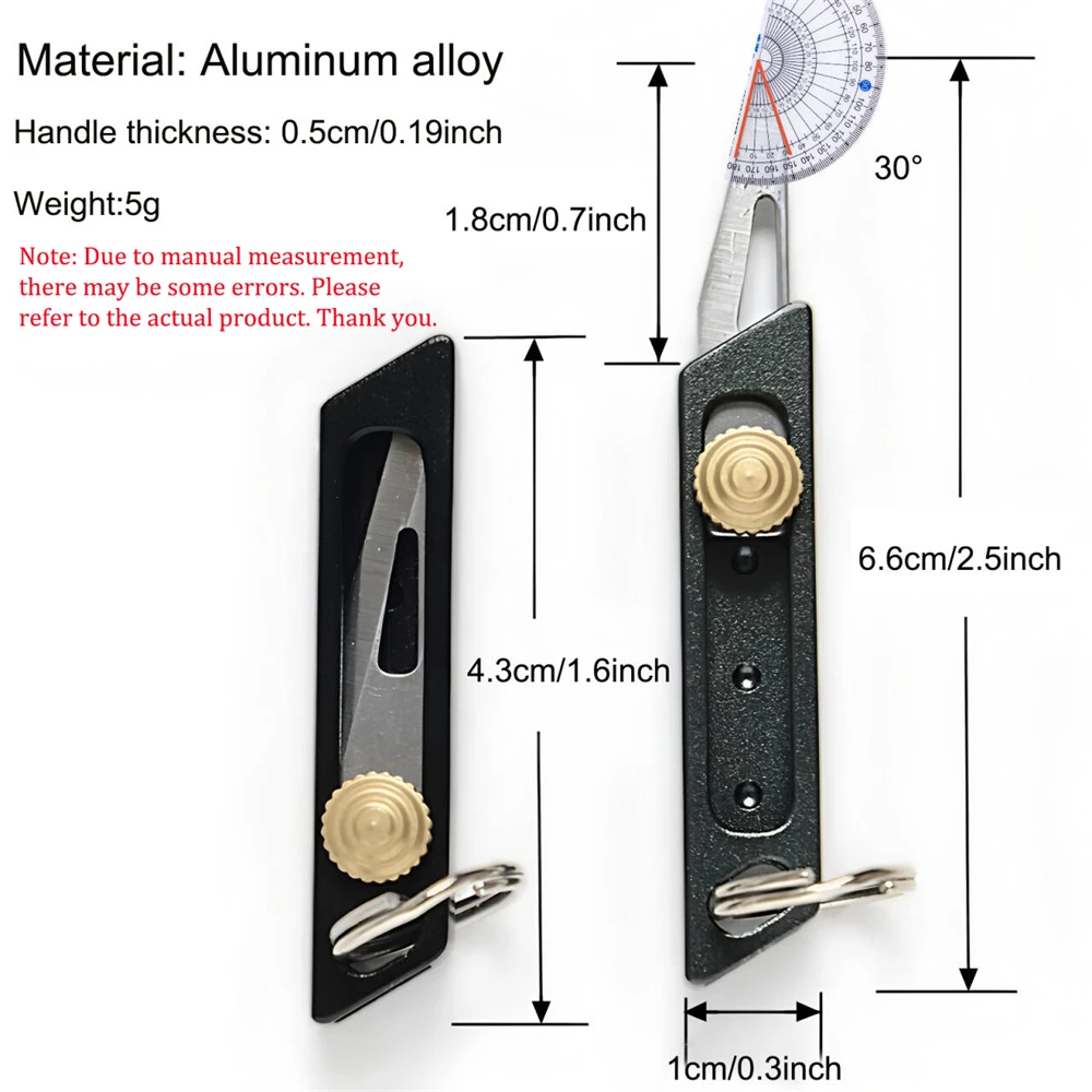 1PC,Mini Push Knife Outdoor Pocket Portable Knife Push Keychain Utility Knife Carry-on Unpacking Express Package Outdoor Tool
