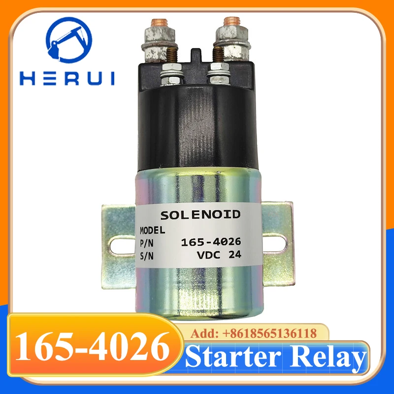 

1654026 165-4026 Starter Relay 24V for E312B E320B E320C E320D Excavator Parts