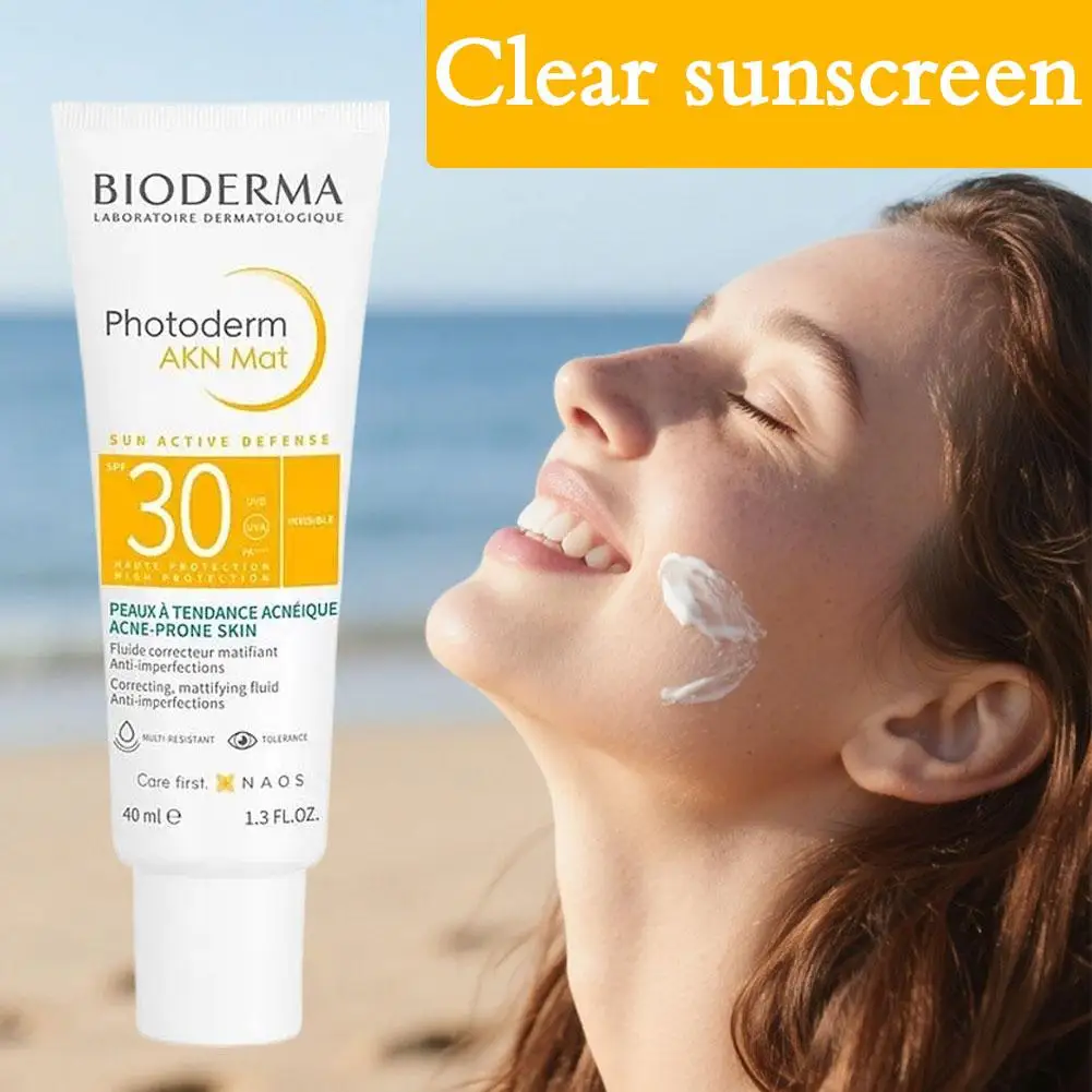 BIODERMA Spf 50 كريم وقاية من الشمس عزل الأشعة فوق البنفسجية ترطيب دائم الوجه مقاوم للماء مقاوم للعرق السيطرة على النفط تحديث كريم كتلة الشمس #5