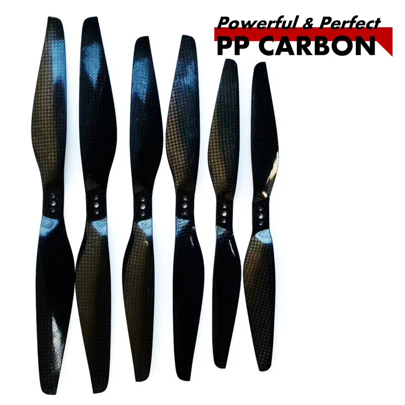 4pcs/lot 3K Carbon Fiber Propeller 1655,1755,1855,2055,2255,2455,2655,2685,2855, 3080 Props for RC Electric Model Airplanes