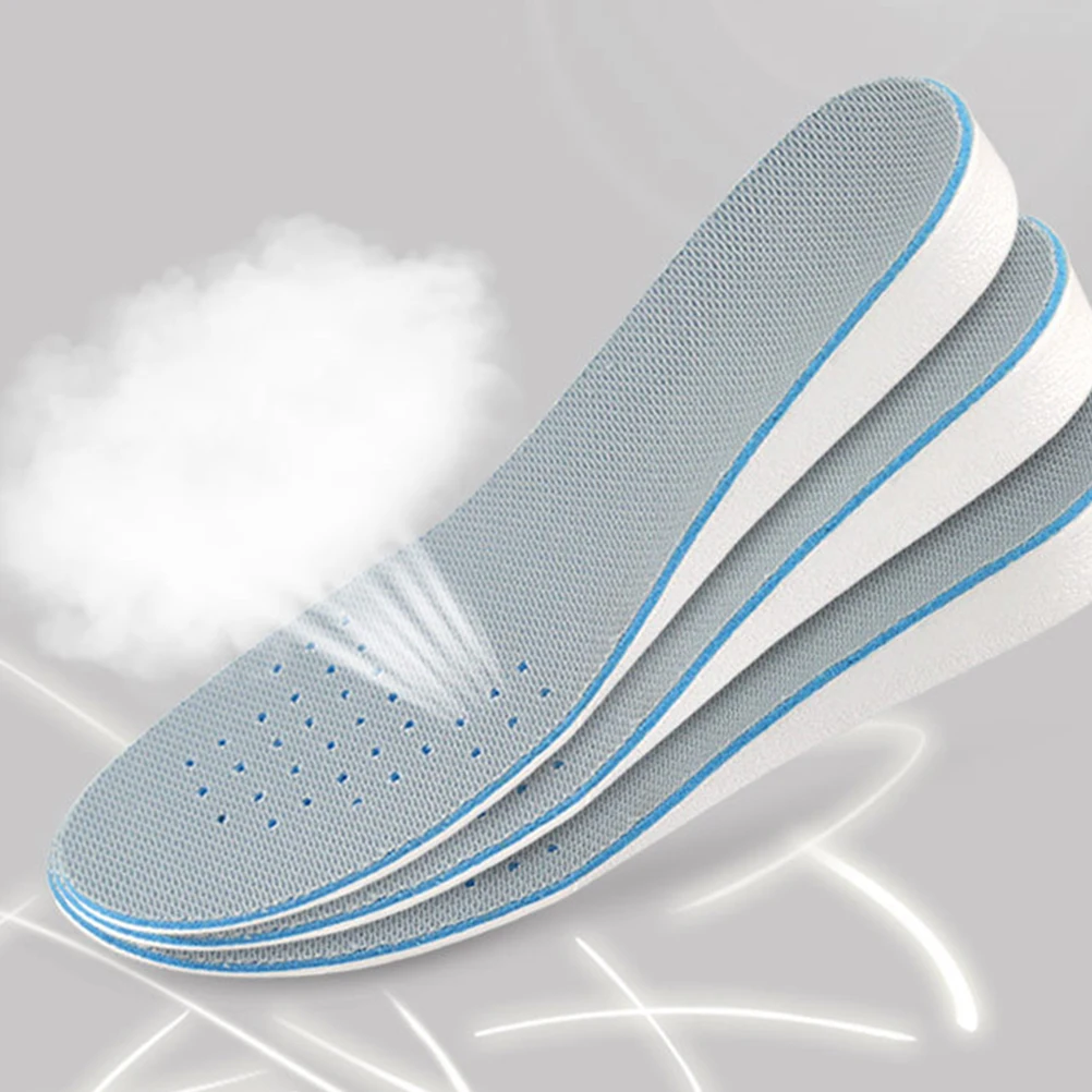 

1 Pair Arch Support Insoles Lightweight Breathable Shockproof Shoe Cushions For Sports Walking Heightening Insoles