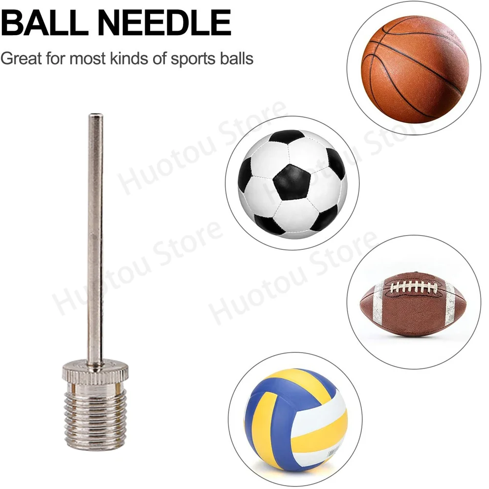 1Set Tire Valve Adapter Ball Pump Needle Balloon Nozzle Inflation Kit for Xiaomi Air Pump and Other Compatible Electric Inflator