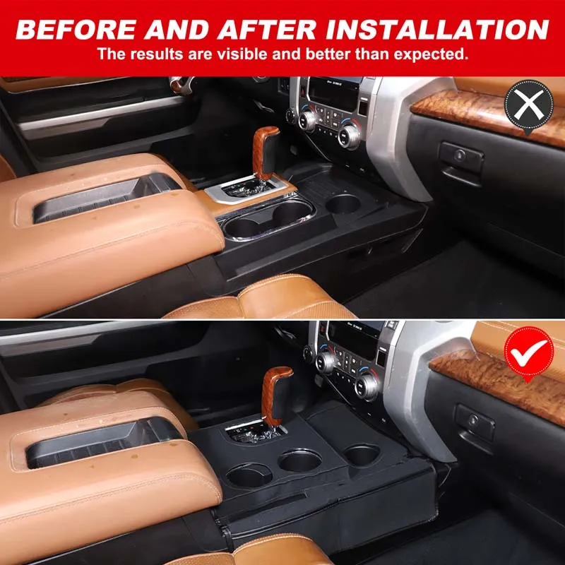 

For Toyota Tundra 2007-2021 Black Car Central Control Protection Cover Sticker Car Interior Protection Accessories 1Pcs