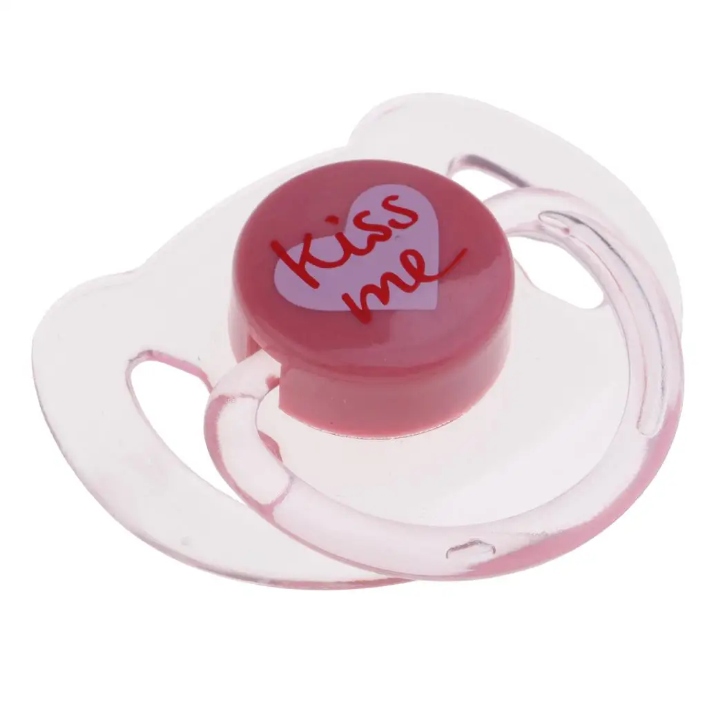 Kunststoff-Schnuller, wiedergeboren, magnetischer Schnuller, Puppenzubehör, Kindergeburtstagsgeschenk, dunkel