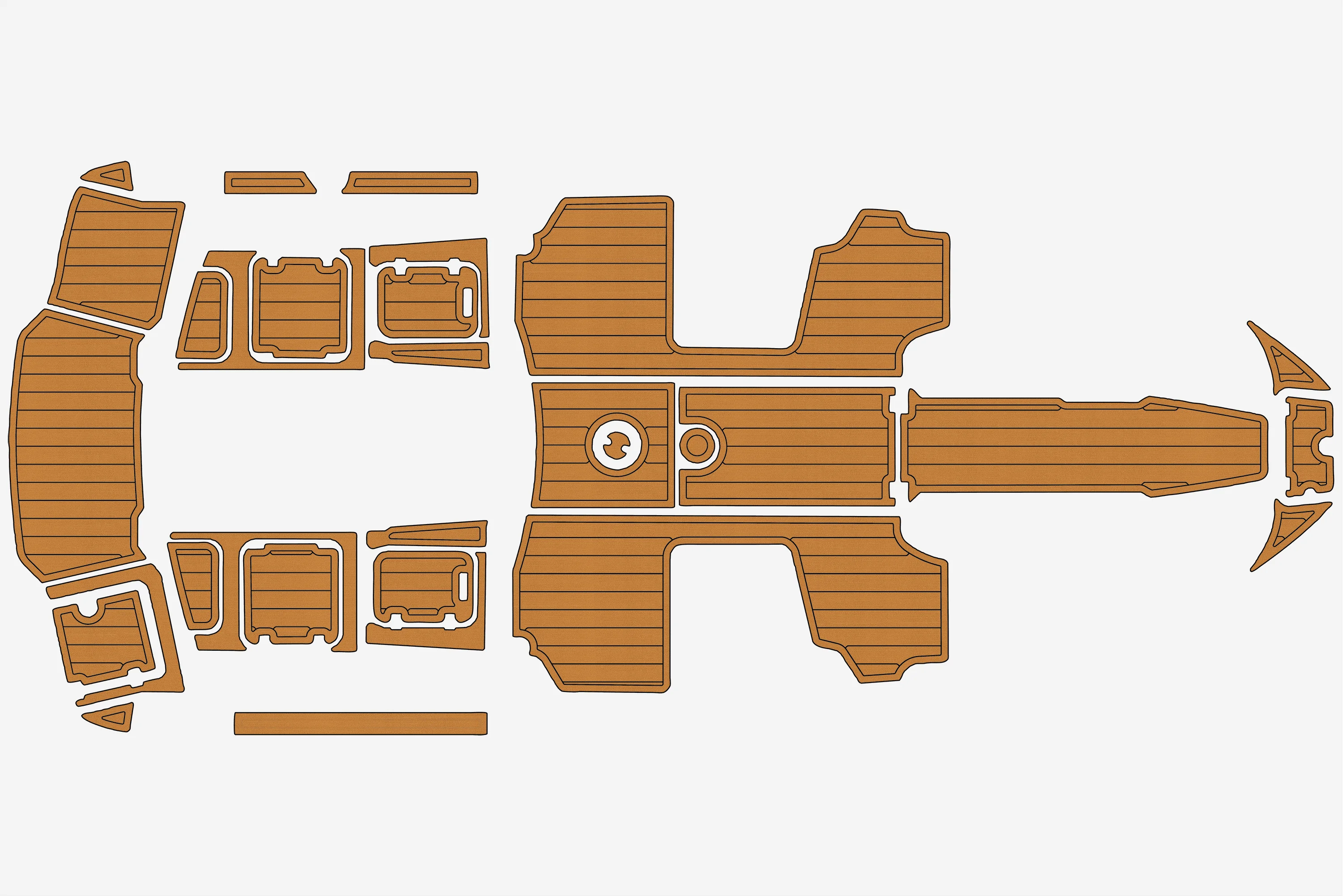 

Противоскользящая самоклеящаяся накладка из искусственного ЭВА 6 мм для лодки Chaparral 19 H20 2012-2017 годов, прочный морской пол, кабина