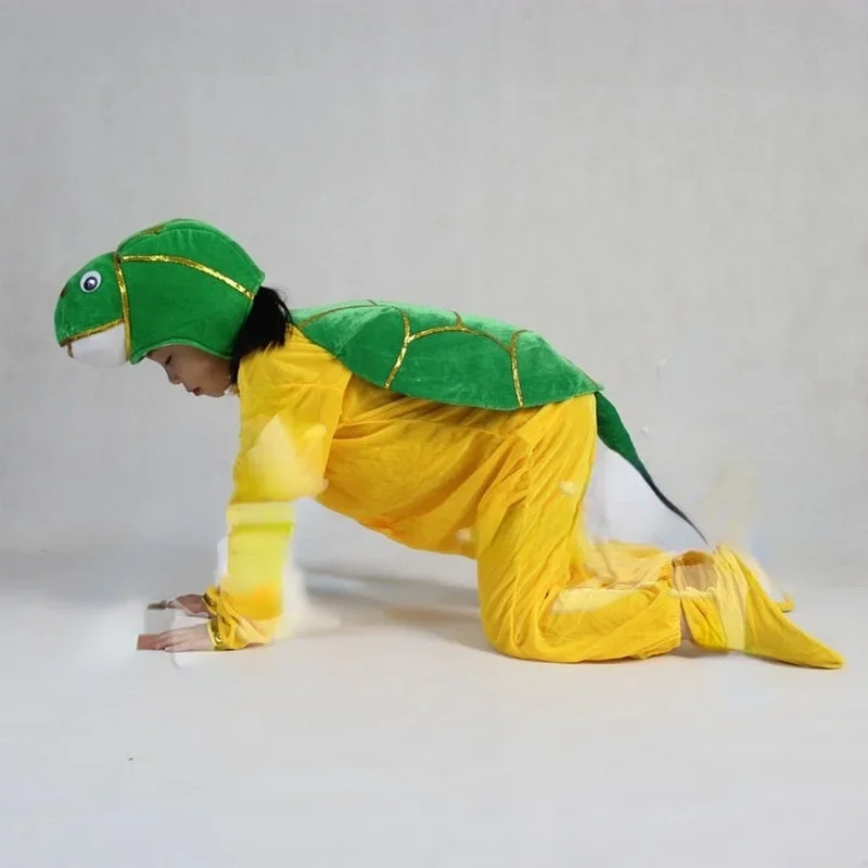 Disfraz de Halloween para niños, disfraz de Animal en el océano, tortuga, pingüino, sello, caballito de mar, monos de dibujos animados, disfraces de espectáculo escénico escolar