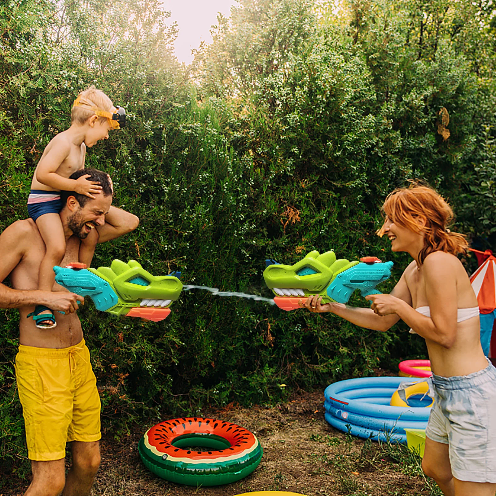 900ml dinossauro água armas para crianças de longo alcance tiro água squirters brinquedos para piscina ao ar livre praia festa jogar meninos meninas brinquedos