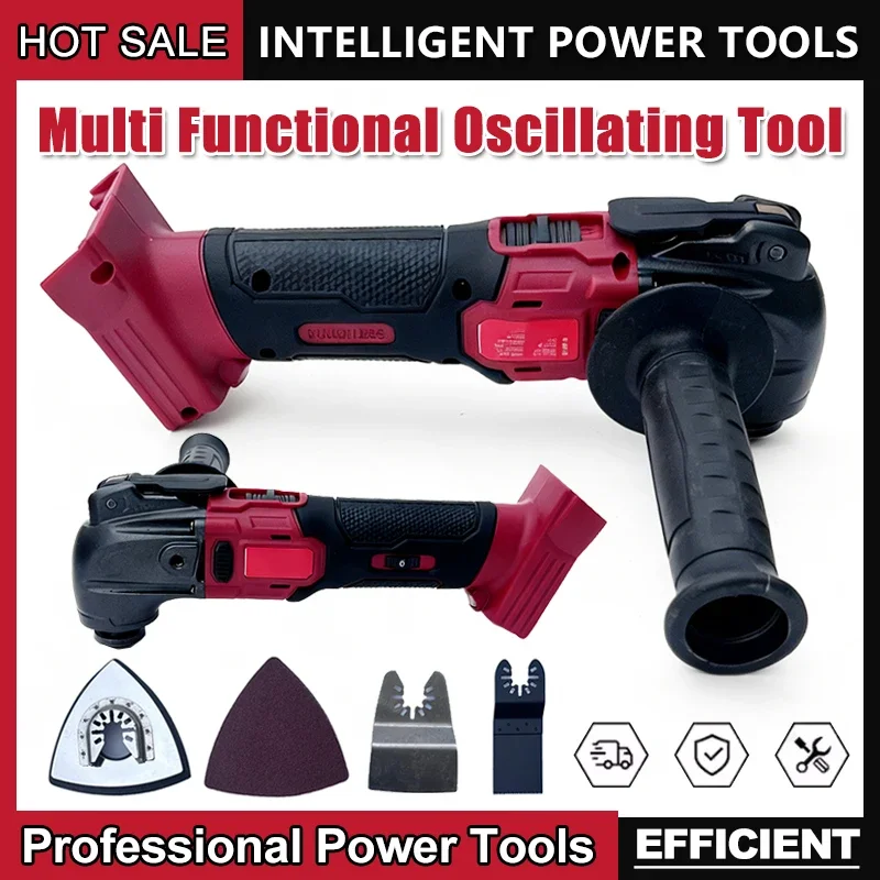 

Подходит для Milwaukee, бесщеточный многофункциональный осциллирующий инструмент, 6 передач, ремонтный аккумулятор, вибрационный электрический триммер, инструменты, аккумулятор 18 В