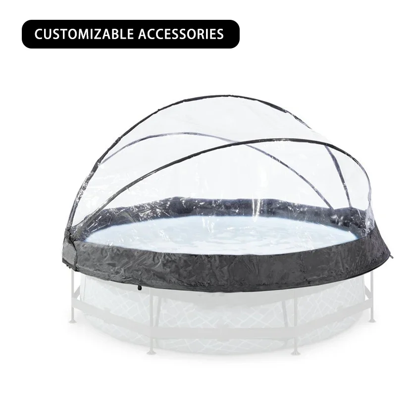 Top Ranking Pool Cover Winter 12FT Swimming Pool Cover PVC Outdoor Swimming Pool Dome Cover