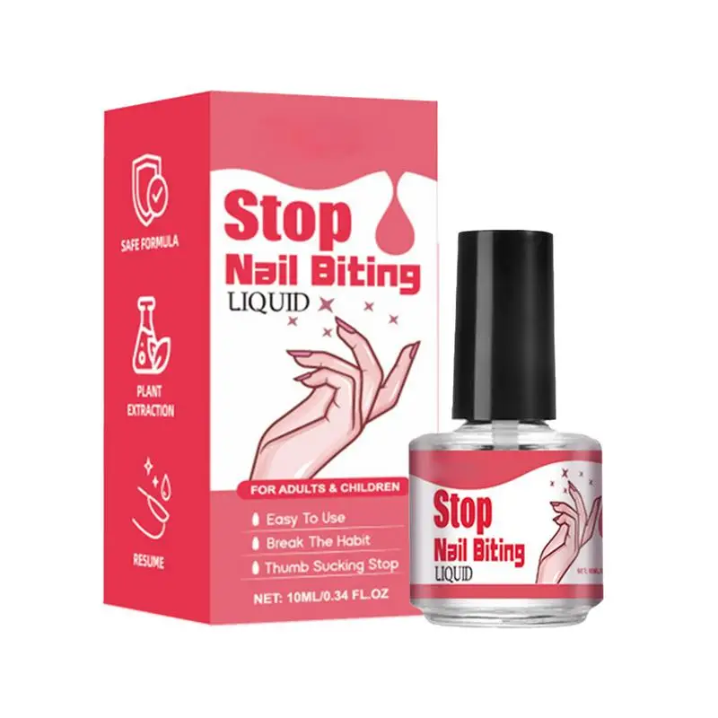 

Nail Biting Prevention 10ML Children Anti-biting Nails Bitter Nail Water No Bite Cuticle Not Nail Polish Biting Care Stop Eating