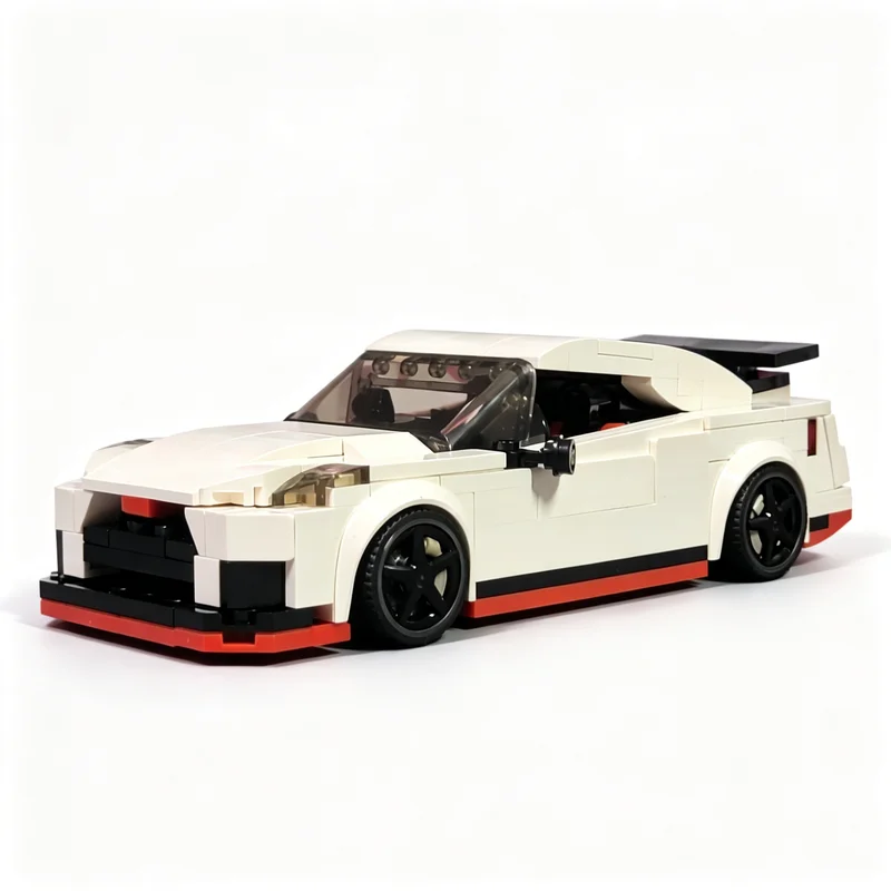346PCS MOC City Champions Super Car Nissan Gtr R35 Model Technology DIY Assembly Building Blocks Display Birthday Gift Building