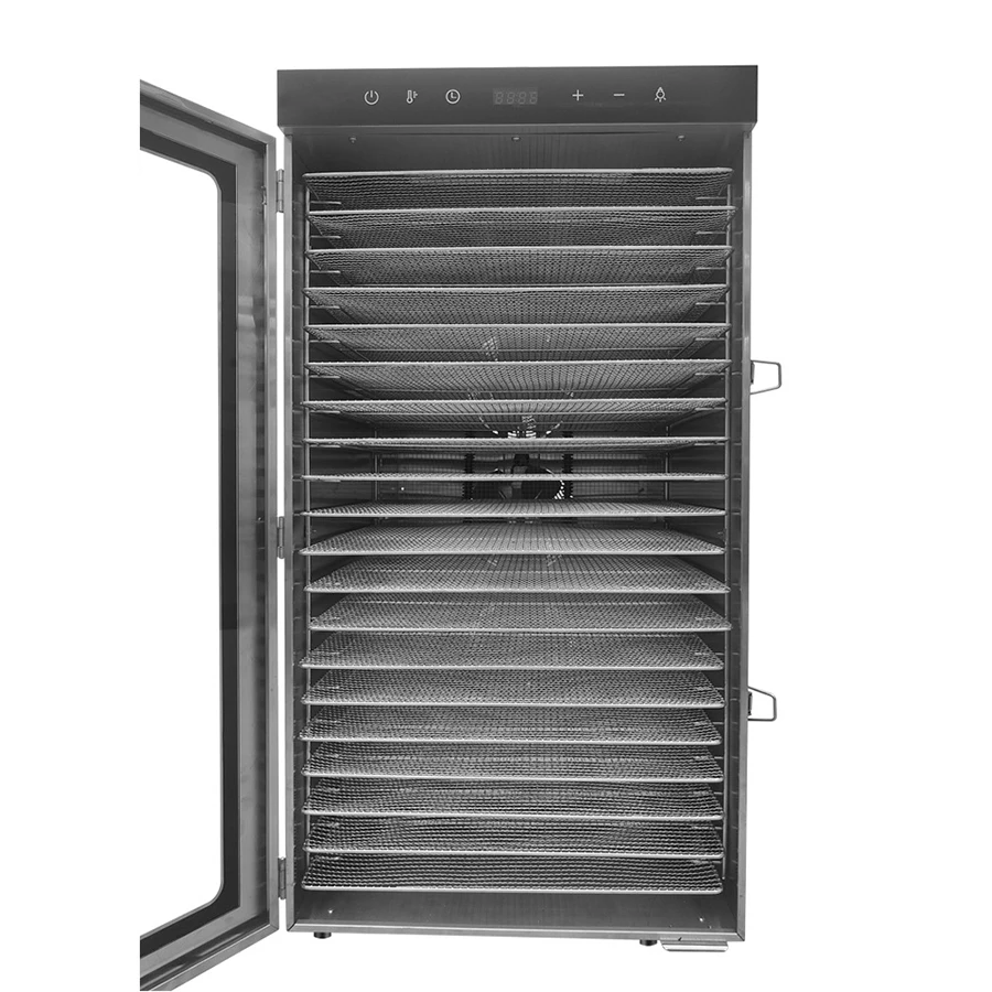 2000W Stainless Steel Food Dehydrator with LED 20-Layer Jerky Machine for Fruits Vegetables Built-in Dryer for Fruits Vegetables