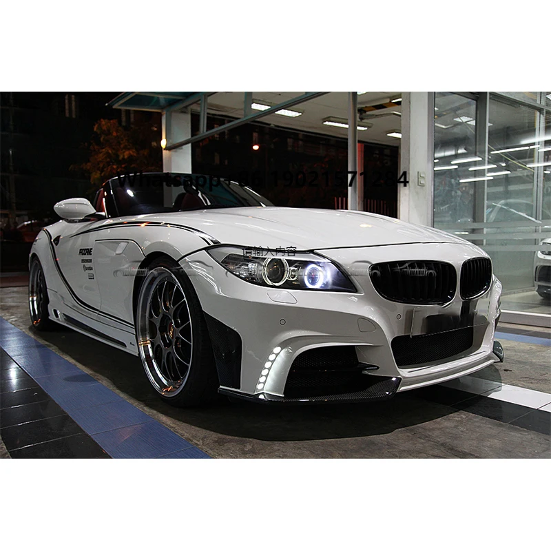 

Fiber Glass Rowen Style Front Rear Bumper Side Skirts Body Kits for E85 E86 E89 Z4 Car Parts