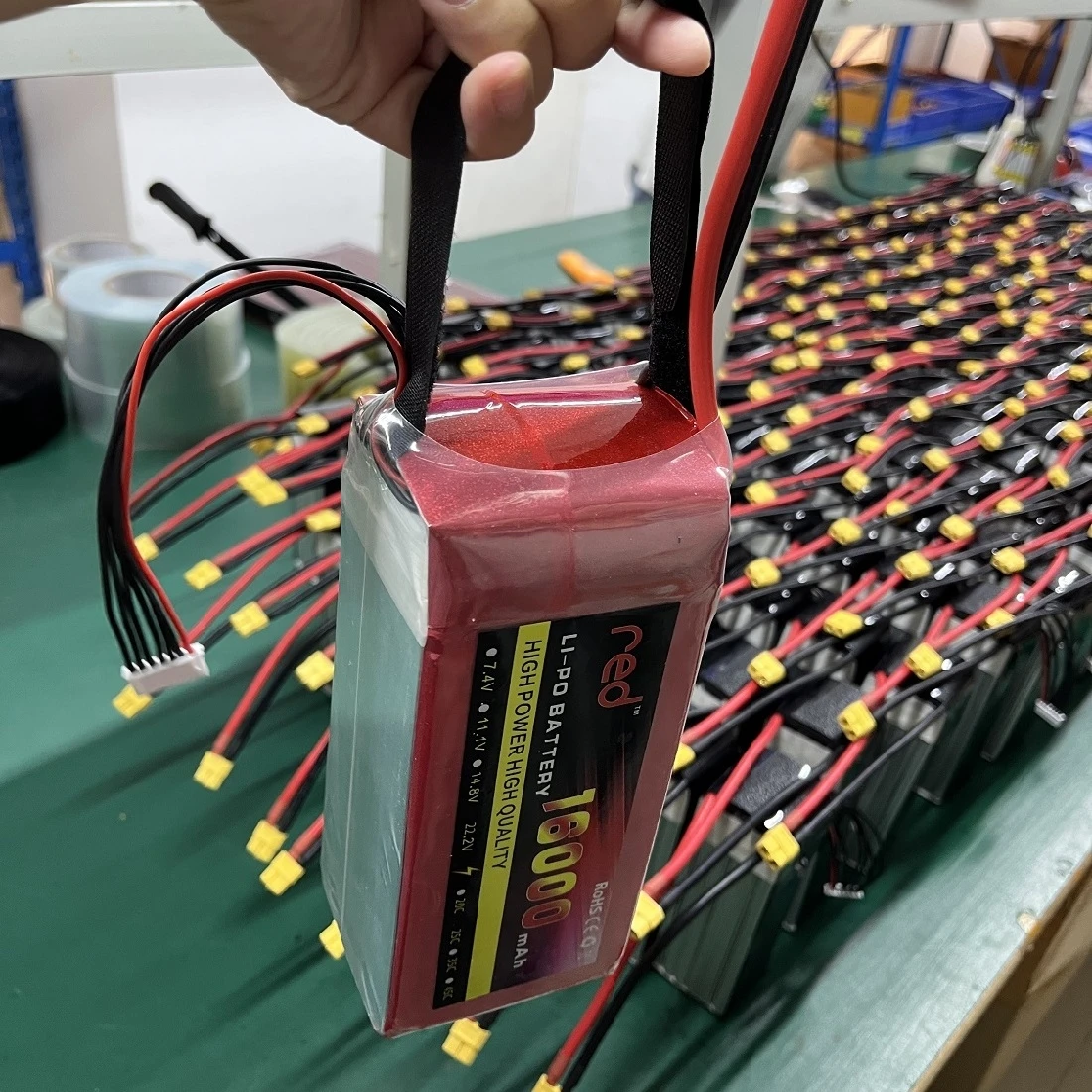16000mah 3s/4s/6s 11.1v/22.2v batteria Lipo 10000mah cella per veicoli elettrici auto