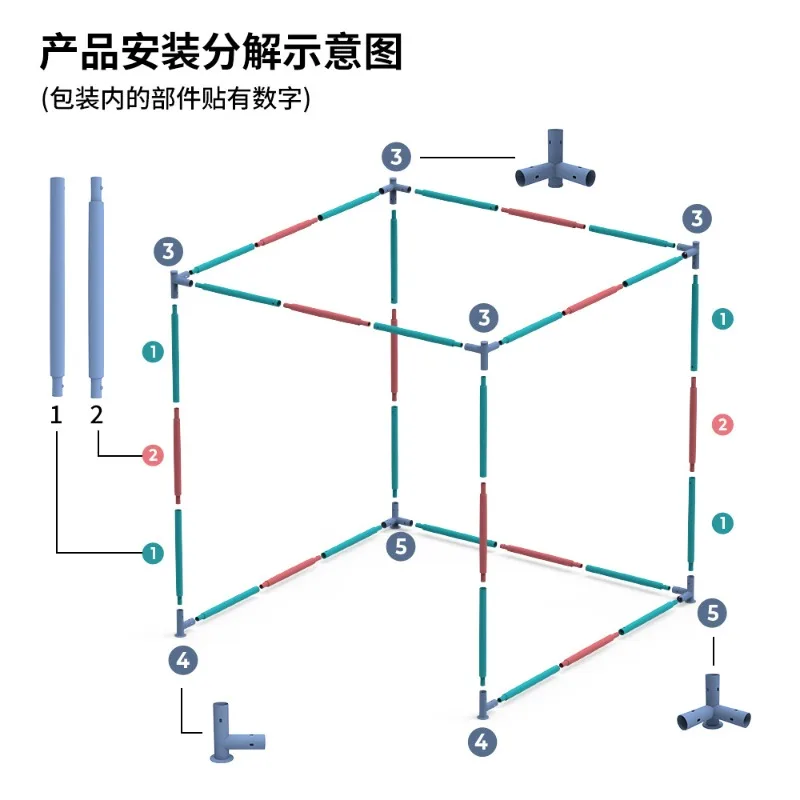 3M x 3m golf practice net, swing cutter strike cage, indoor and outdoor household percussion net practice equipment