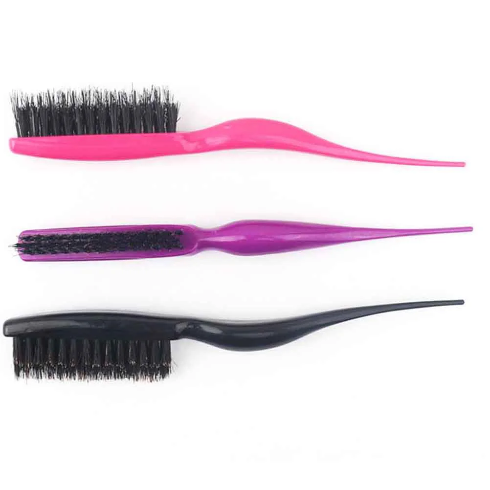 Teasing Brush Comb Smooth Grooming Combs Hairbrush with Boar Pick Salon Miss