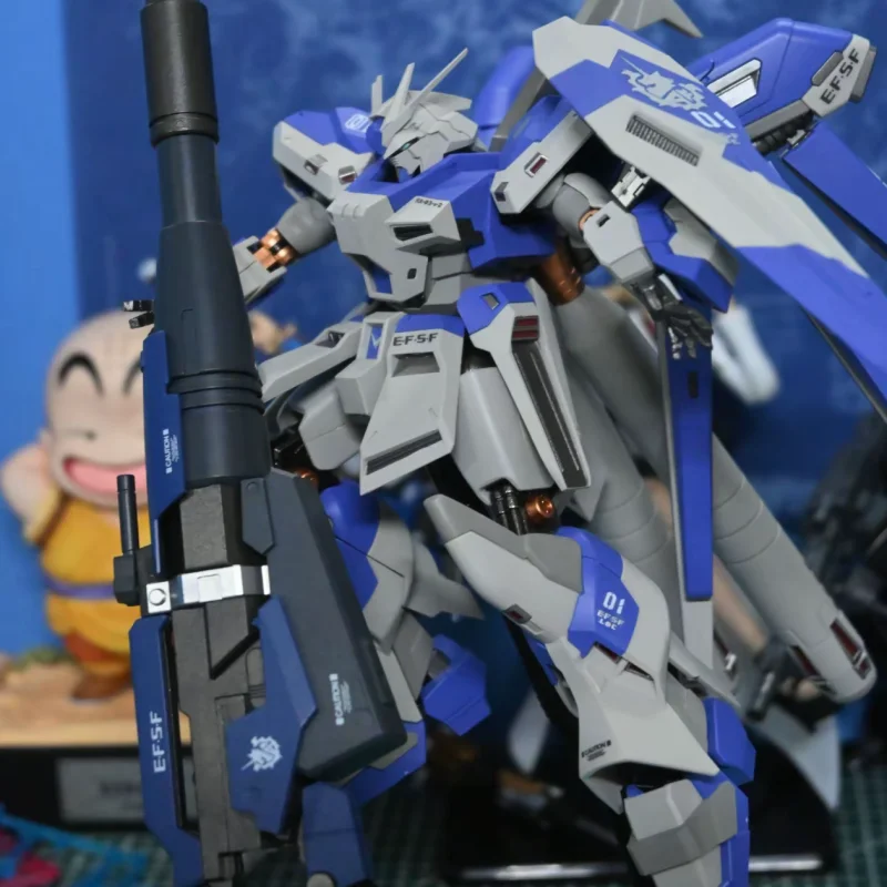 【มีสินค้าในสต็อก】YUN GUI 1/144 KMR HI-V RX-93-2 ชุดประกอบโมเดลหุ่นยนต์โลหะผสมพร้อมปืนใหญ่เมก้าแคนนอน ของเล่นหุ่นยนต์แอคชั่นฟิกเกอร์แบบข้อต่อขยับได้ ของขวัญ