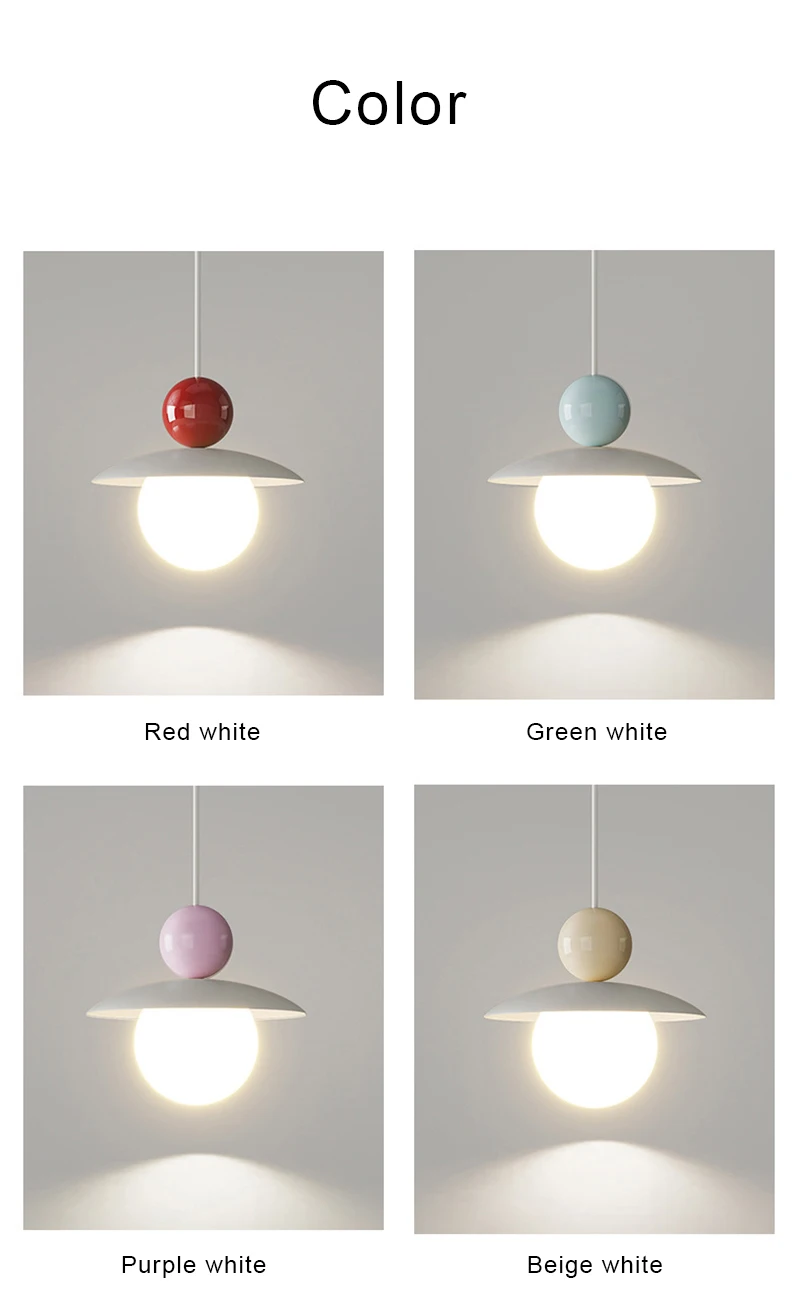 Nordic LED Pendant Light Cream Style Modern Hanging Lamp Indoor Lighting Room Decor Chandeliers For Living Room Bedside Bedroom