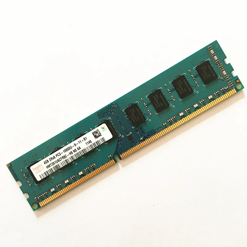 hynix ddr3 rams 4GB 2RX8 PC3-10600U DDR3 4GB 1333MHz Desktop memory